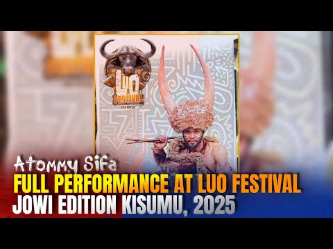 Atommy Sifa begeistert Publikum beim Luo Festival, Jowi Edition, Kisumu mit verrückten Tanzbewegu...
