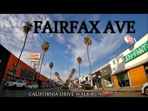 Fairfax Ave Drive Los Angeles, California 🚗