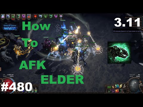 How To AFK Elder with Carrion Golems in Harvest League 3.11 - 480