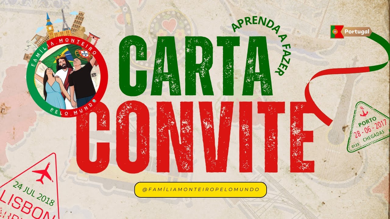 Como fazer uma carta convite para Portugal (Atualizado 2024)