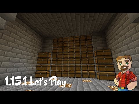 1.15.1 Vanilla Minecraft Let's Play: Episode 27: Storage Solutions!