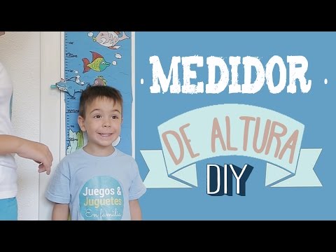 MANUALIDADES FACILES PARA HACER EN CASA // medidor de altura