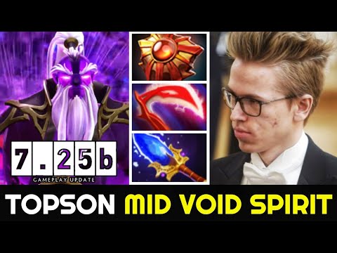 TOPSON Mid Void Spirit - Imba Scepter Build 2x Resonance Pulse & Silence 7.25 Dota 2