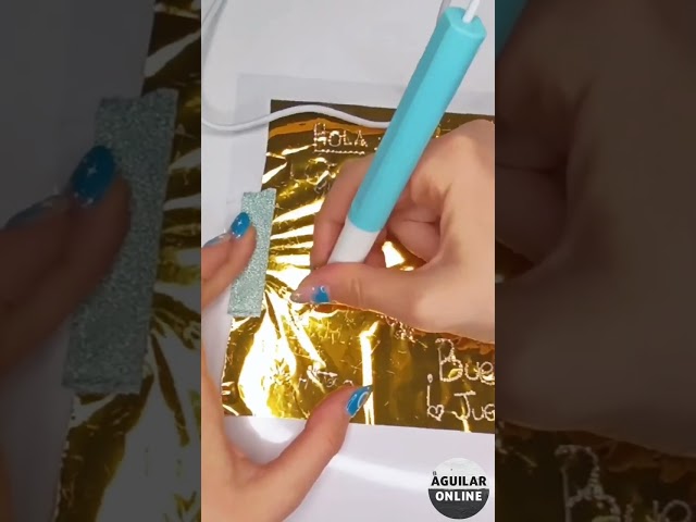 Vídeo relacionado con Bolígrafo de lámina térmica, suministros portátiles para manualidades, bolígrafo de transferencia en caliente, herramientas para álbumes de recortes, para diario, dibujo, tarjetas, cuero, trabajo