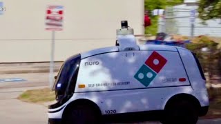 Domino's teams up with robot company Nuro for driverless deliveries in Houston