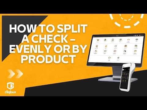 How to do Split check on the POS