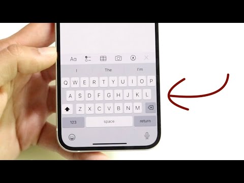 How To FIX iPhone Keyboard Letters Not Typing! (2023)
