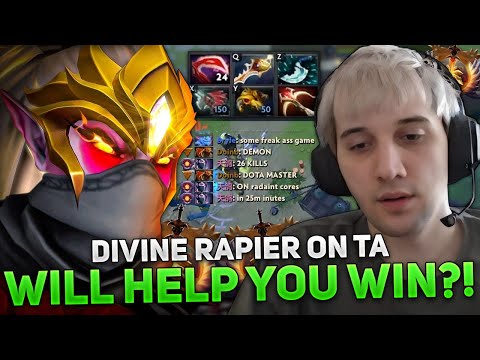 DIVINE RAPIER on TA WILL HELP YOU WIN THIS GAME?! | RTZ on Templar Assassin in HIGH MMR