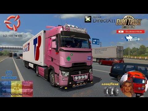Euro Truck Simulator 2 (1.36 Beta) Renault Range T Light Improvements v.1.4 + DLC's & Mods