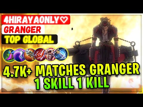 4.7K+ Matches Granger 1 Skill 1 Kill [ Top Global Granger ] 4hiRayaonly♡ - Mobile Legends Build