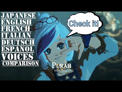 Young Purah: Check it! (All 6 Voices Comparison) Hyrule Warriors: Age of Calamity