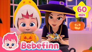 Happy Halloween! Trick or Treat with Bebefinn | Nursery Rhymes +Compilation | Songs for Kids