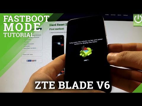 How to enter Fastboot Mode ZTE BLADE V6 - Open and Exit Fastboot