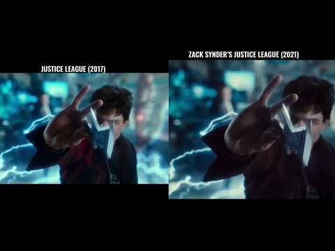 Batman Recruits The Flash |Justice League 2017 vs 2021|