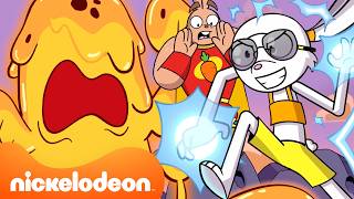 Super Duper Bunny League Fight a Lava Monster! 🌋 | Nicktoons