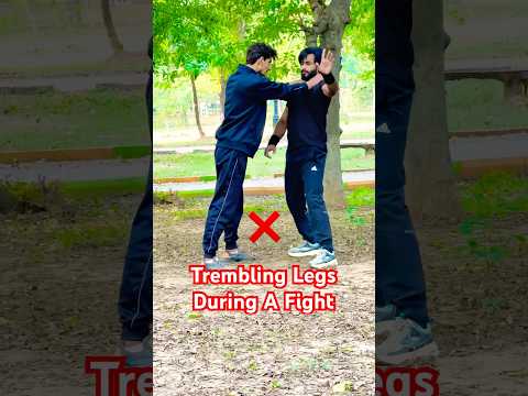 Trembling Legs During a Fight #selfdefense #selfdifence #fight #tutorial #shorts #usa #martialarts