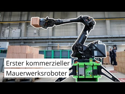 Der erste kommerzielle Mauerwerksroboter von wienerberger