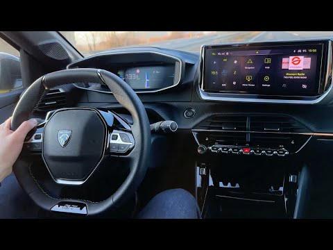 PEUGEOT 208 FACELIFT 2024 – FAHREN in der Stadt und auf der Autobahn (48-V-Hybrid, neue HD-Kameras)
