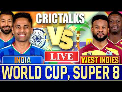 🔴 Live: India vs West Indies, T20 World Cup 2026, Live Cricket Match Commentary, Scores 2nd Inn