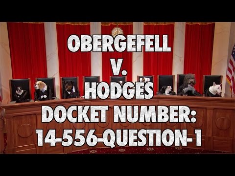 Obergefell  v. Hodges Docket Number:  14-556-Question-1 #RealAnimalsFakePaws