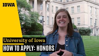 How to Apply: Honors