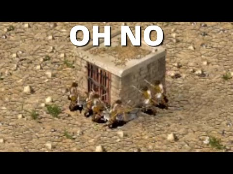 When they FINALLY get my Granary! - Stronghold Crusader