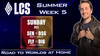 SHYKNOCK LCS WATCH PARTY | SEN/DSG & FLY/DIG  Summer '26 (Wk 5)
