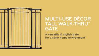 Evenflo Multi-Use Décor Tall Walk-Thru™ Baby Gate