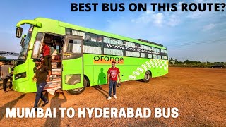 Mumbai to Hyderabad 700Kms Bus Journey in AC Sleep