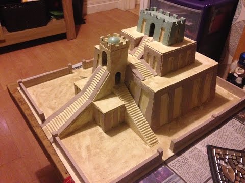 Model Sumerian Ziggurat - Chevy's Creative Workshop