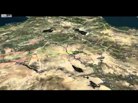 Russian warship launching missiles against ISIS