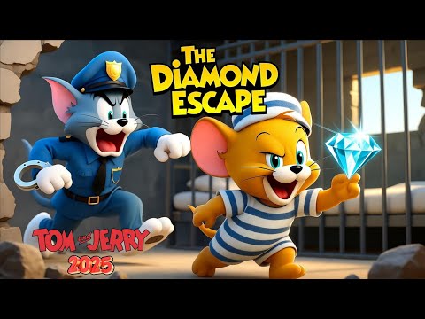 Tom and Jerry – The Diamond Escape | Funny 3D Cartoon Animation | Police Tom vs Clever Jerry