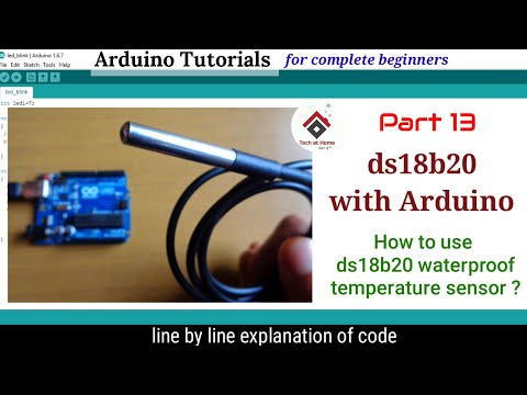 Sensore di temperatura impermeabile DS18B20 con (codice spiegato) | Tutorial Arduino 13