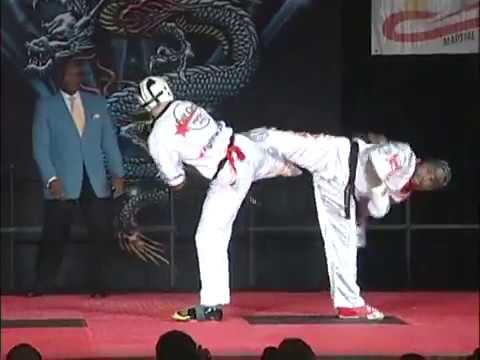 Ross Levine vs Jason Bourelly 2011 Diamond Nationals Karate Tournament
