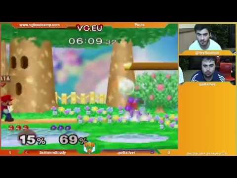 OMD#4 - SchlimmShady (Mario) Vs. quiKsilver (Samus) - Pools - Melee