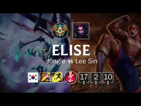Elise Jungle vs Lee Sin - KR Challenger Patch 8.24