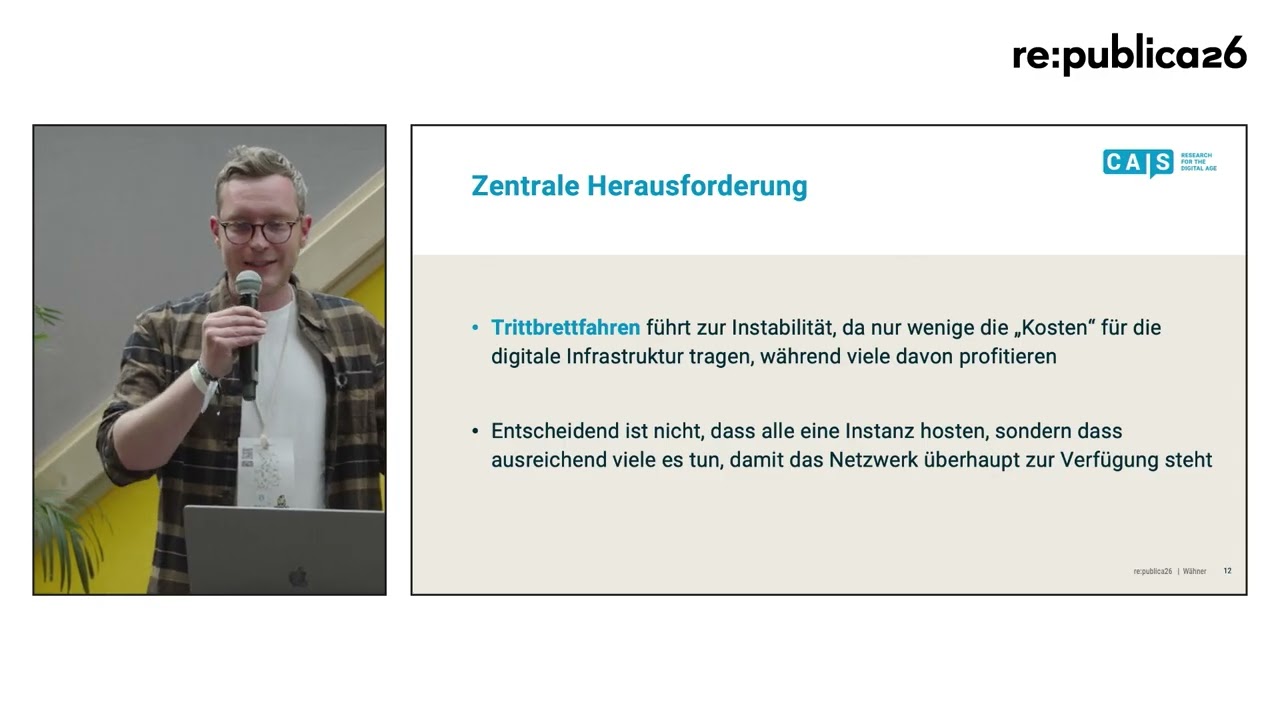 re:publica 26: Digitale Souveränität durch dezentrale Netzwerke? Das Beispiel Mastodon