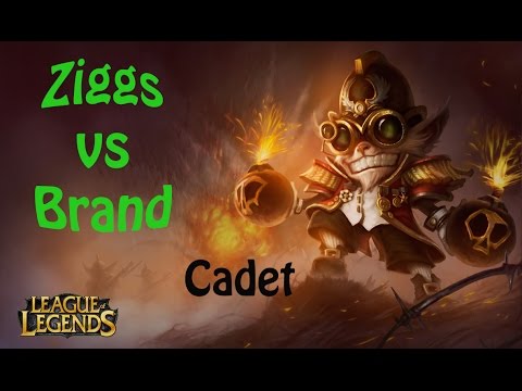 League of Legends - Ziggs vs Brand- Cadet/Purple Heart