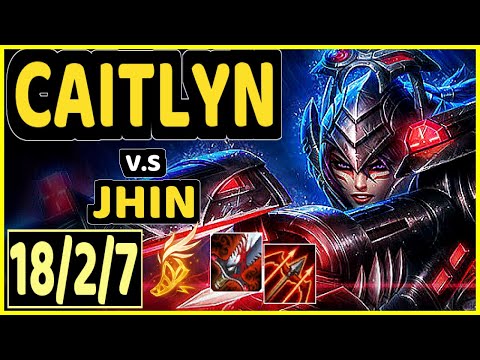 TEDDY (CAITLYN) vs JHIN - 18/2/7 KDA BOTTOM ADC CHALLENGER GAMEPLAY - KR