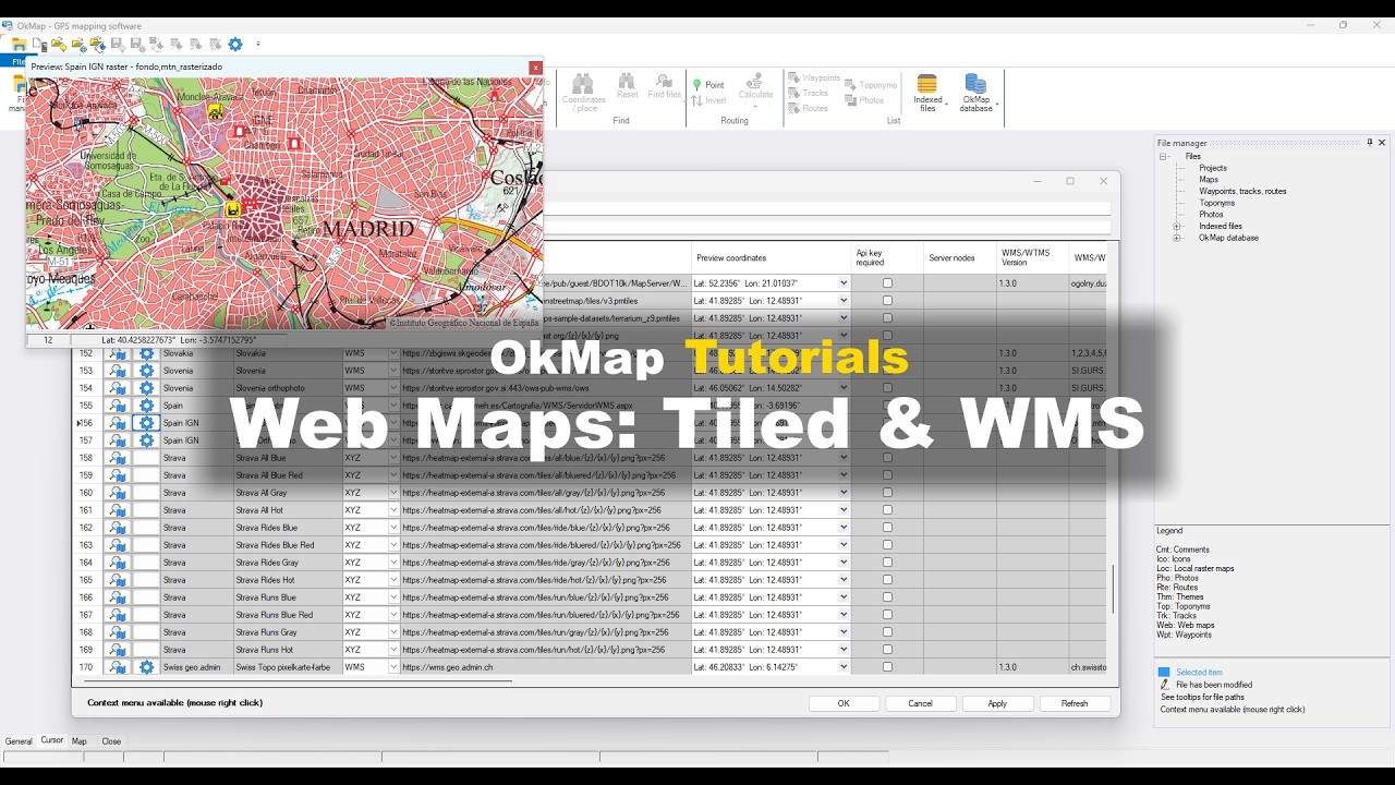 OkMap Tutorial - Come creare e configurare mappe web Tiled e WMS con OkMap