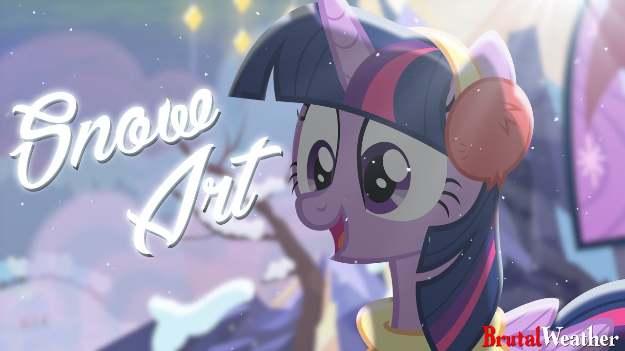 MLP:FIM [Animation] "Snow Art"