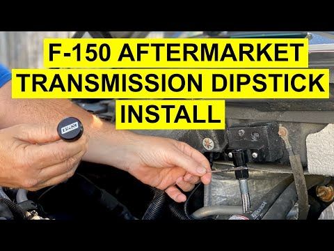 How To Check The Transmission Fluid On Ford F-150, F150, With Aftermarket Dipstick