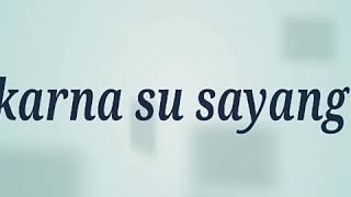 Download lagu Keren banget cover lagu karna su sayang by jihan mp3 Download lagu Keren banget cover lagu karna su sayang by jihan mp3