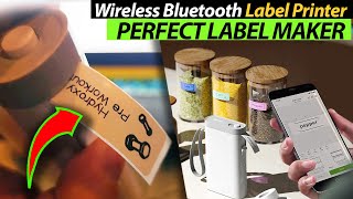 NELKO Bluetooth Label Maker - Print Images, Icons & Labels from Phone - Thermal Label Printer