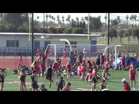 JVB 400m vs Troy 3-15-17 - Los Alamitos Boys