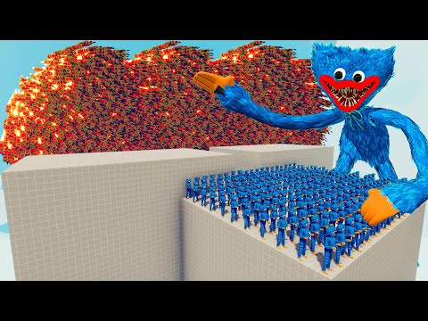 200x HUGGY WUGGY + 1x GIANT vs EVERY GOD - Totally Accurate Battle Simulator TABS