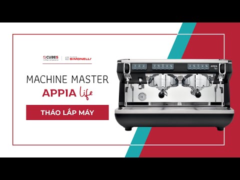 Hướng Dẫn Tháo Lắp Máy Pha Cafe Appia Life?