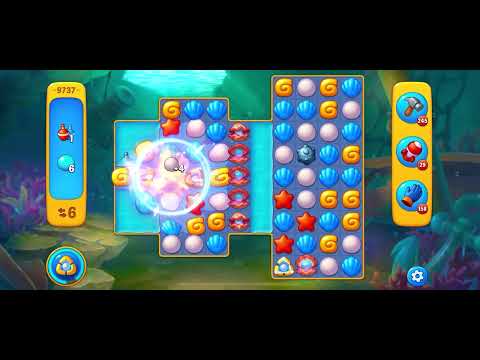 Fishdom level 9737 no boosters フィッシュダム ノーマル