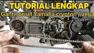 Download lagu How to replace the timing chain / ronsel on a Yamaha Crypton / Vega mp3