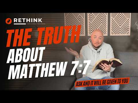 What Did Jesus Mean by "Ask and It Will Be Given"? (Matthew 7:7 Explained)
